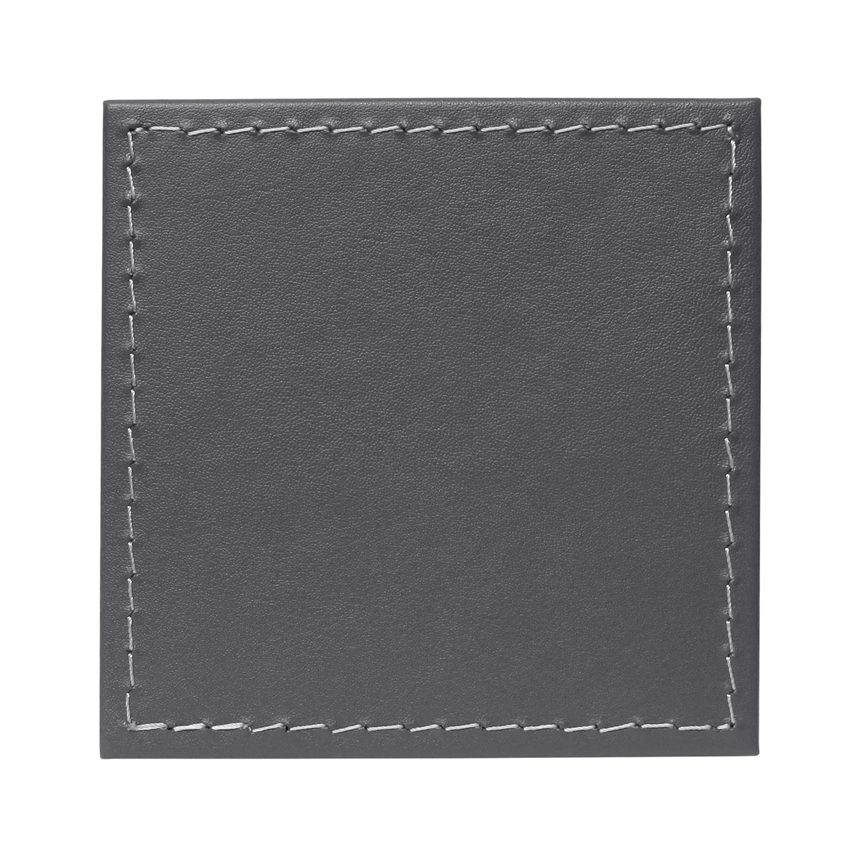 Vier schwarze FREEFORM Untersetzer DUO im 4er-Set aus robustem Material, ideal zum Schutz von Möbeln.
