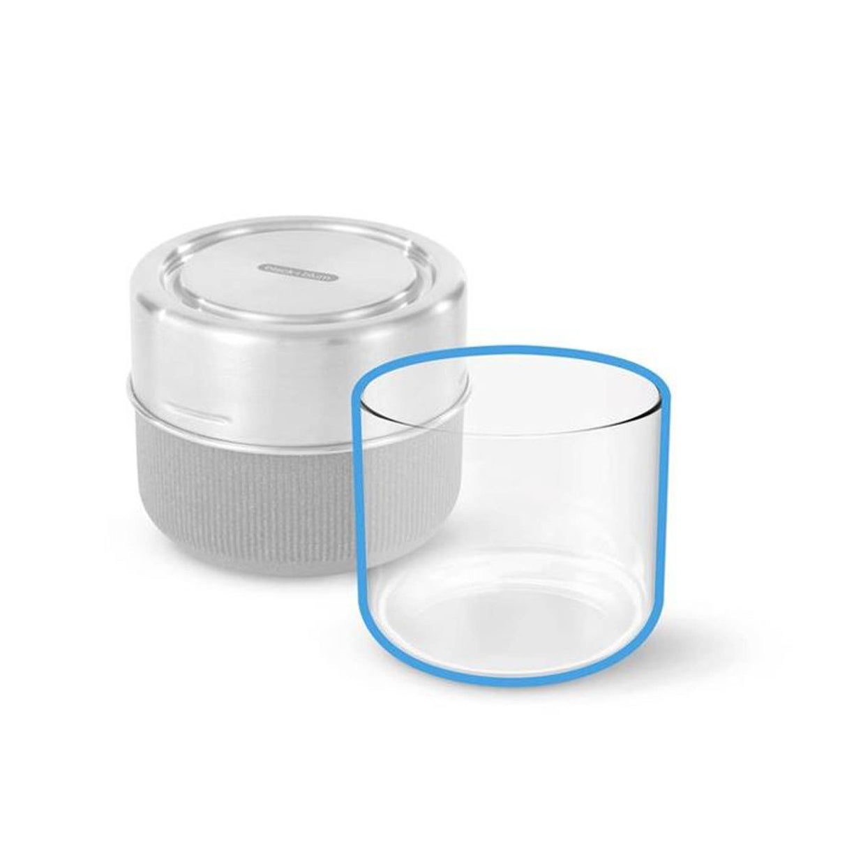Ersatzglas für Lunchbox von BLACK+BLUM, transparentes Ersatzteil für nachhaltige Brotdose.