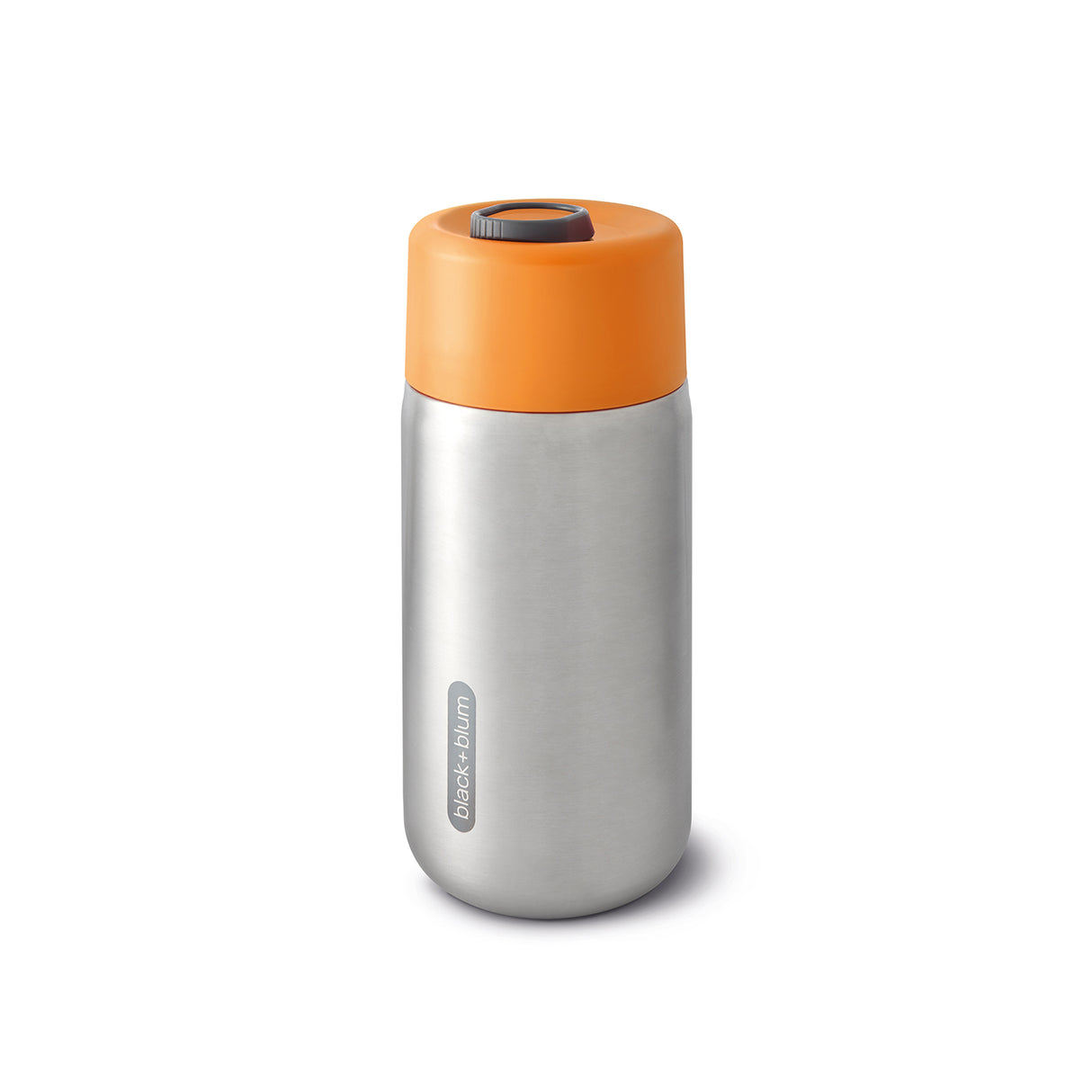 BLACK+BLUM Thermobecher, TO-GO in Orange, 340 ml, aus Edelstahl mit Schraubverschluss, ideal für heiße Getränke unterwegs