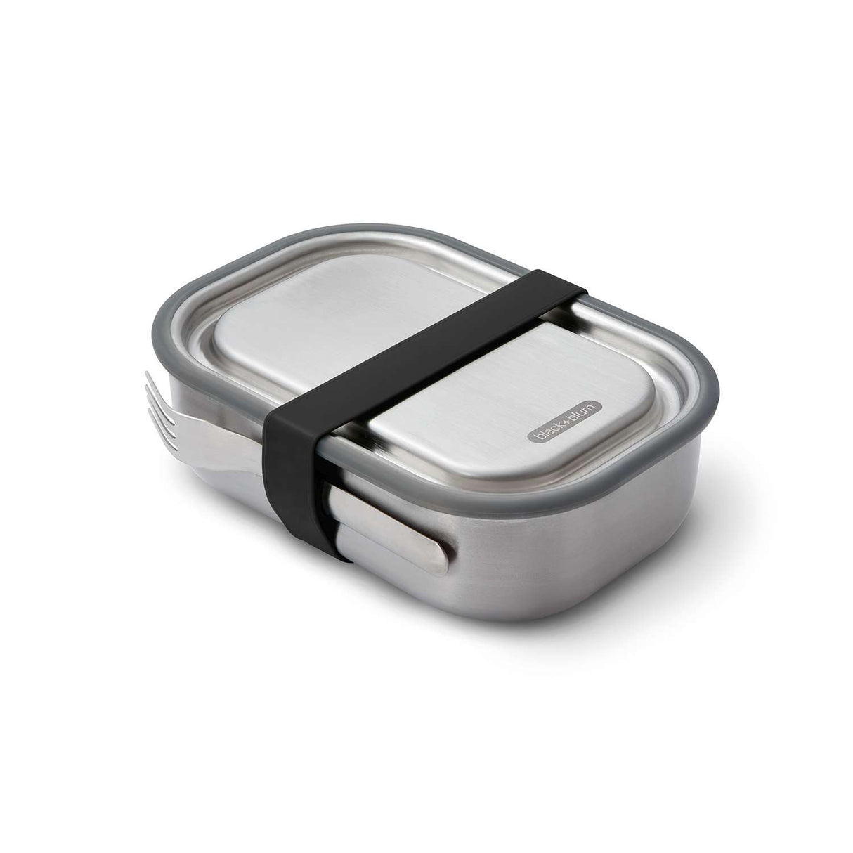 Edelstahl-Lunchbox von black+blum mit Vakuumverschluss, 1000 ml, für frisches und sicheres Aufbewahren von Mahlzeiten.