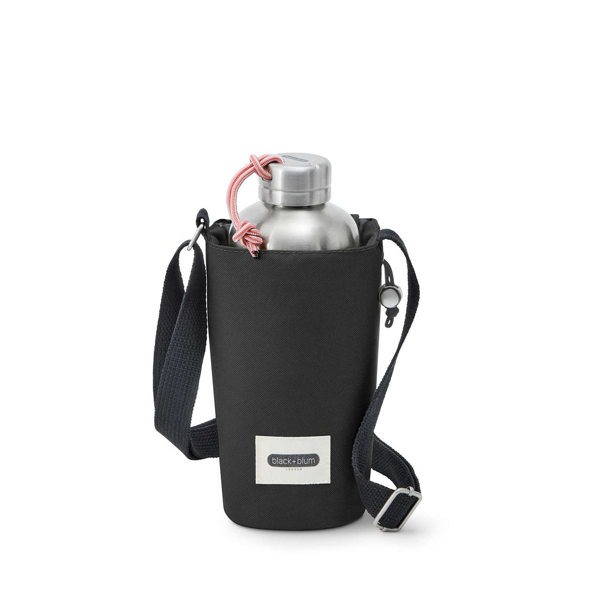 Isolierte Flaschentasche von black+blum, stilvoll und praktisch für Getränke unterwegs, mit isolierender Innenfutter.