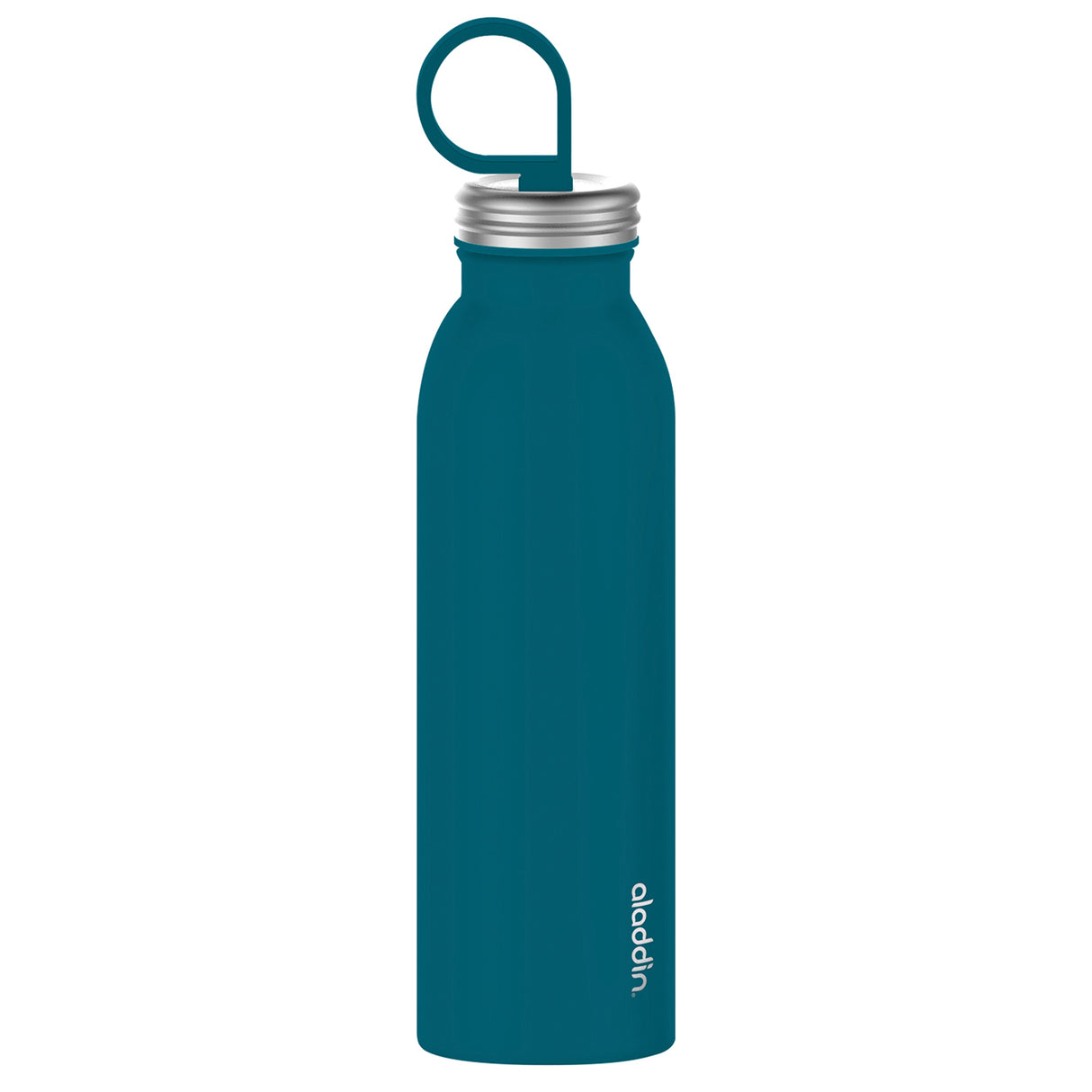 Aladdin Isolierflasche CHILLED, marineblau, 550 ml, langlebiger Trinkbehälter mit doppelwandiger Isolierung, ideal für kalte Getränke
