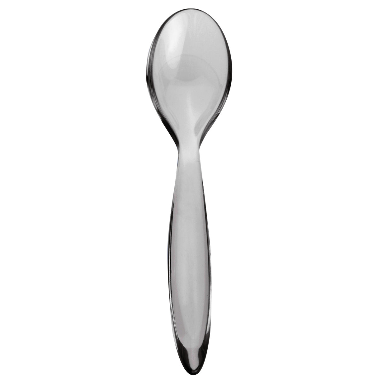 GNALI & ZANI Eierlöffel PICO, klarer Kunststoff, 12,5 cm, langlebiger Eierlöffel für Frühstück und Eiergerichte