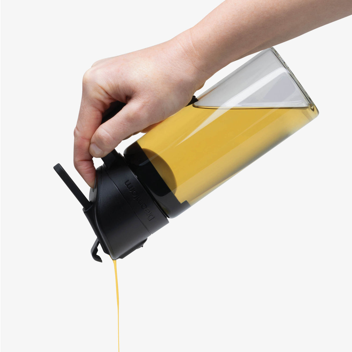 DREAMFARM Ölsprüh-Flasche OILEROO in Schwarz, 400 ml, Kunststoff Sprühflasche zum Ölsprühen auf Lebensmittel und Küchenutensilien