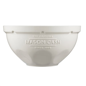 Weiße Rührschüssel von Mason Cash, 5 Liter, aus Keramik, mit glatter Oberfläche und großem Volumen für Küchenarbeiten