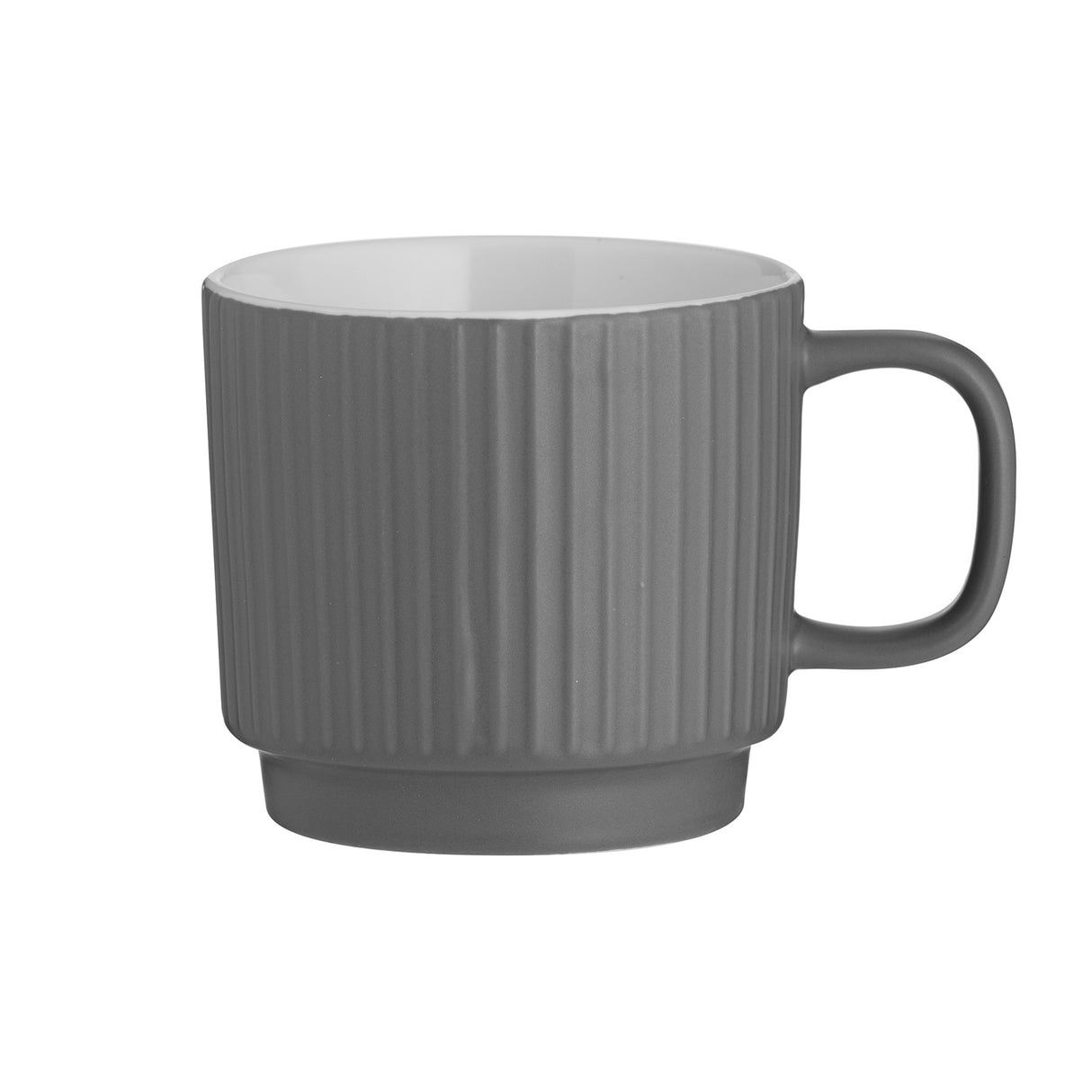 Mason Cash Tasse embossed, 350 ml in drei Farben, stilvoller Becher mit strukturierter Oberfläche, für Kaffee oder Tee.