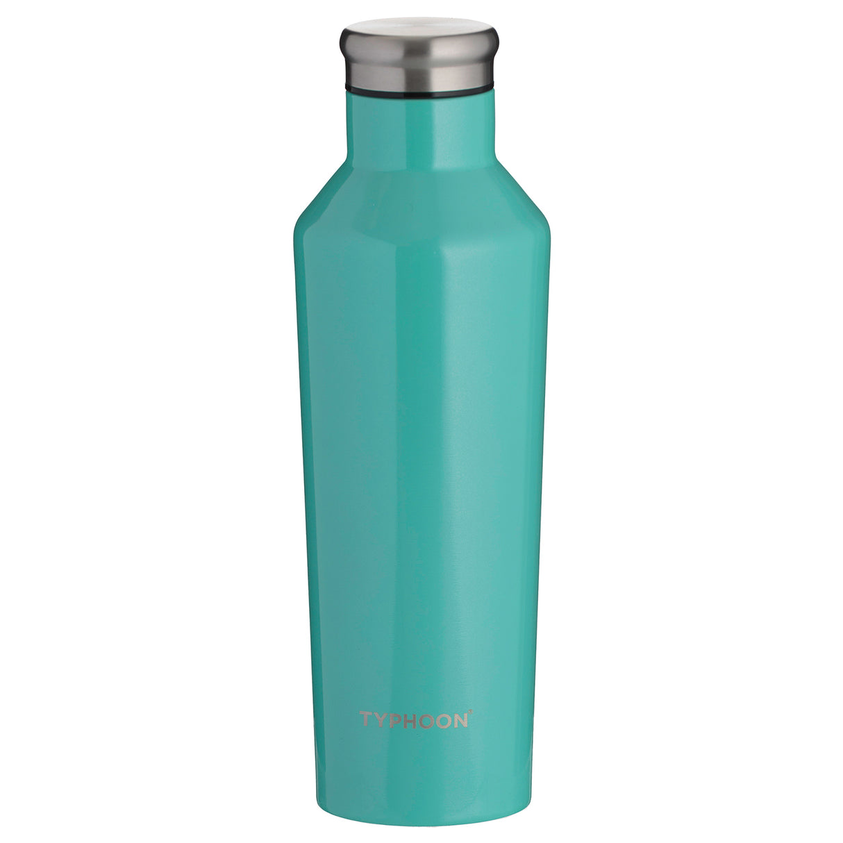 Isolierflasche aus Edelstahl von Typhoon, türkis, 500 ml mit isolierenden Eigenschaften, für Getränke unterwegs.