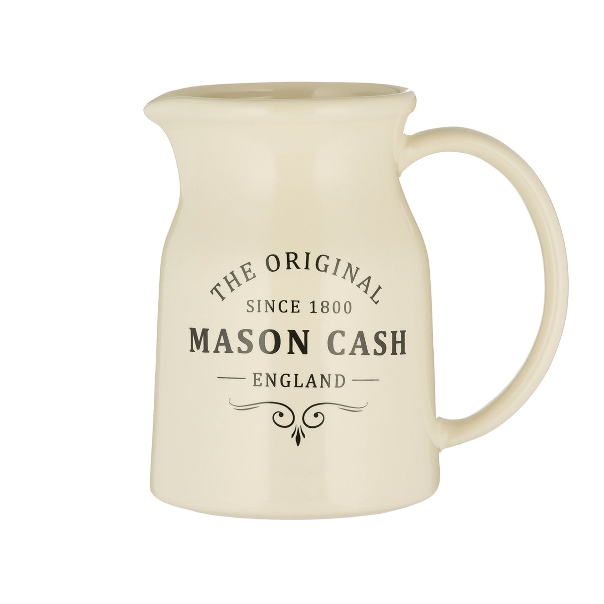 Mason Cash Heritage Krug aus Keramik, 1 Liter, mit traditionellem Design und gravierter Markenmarke.