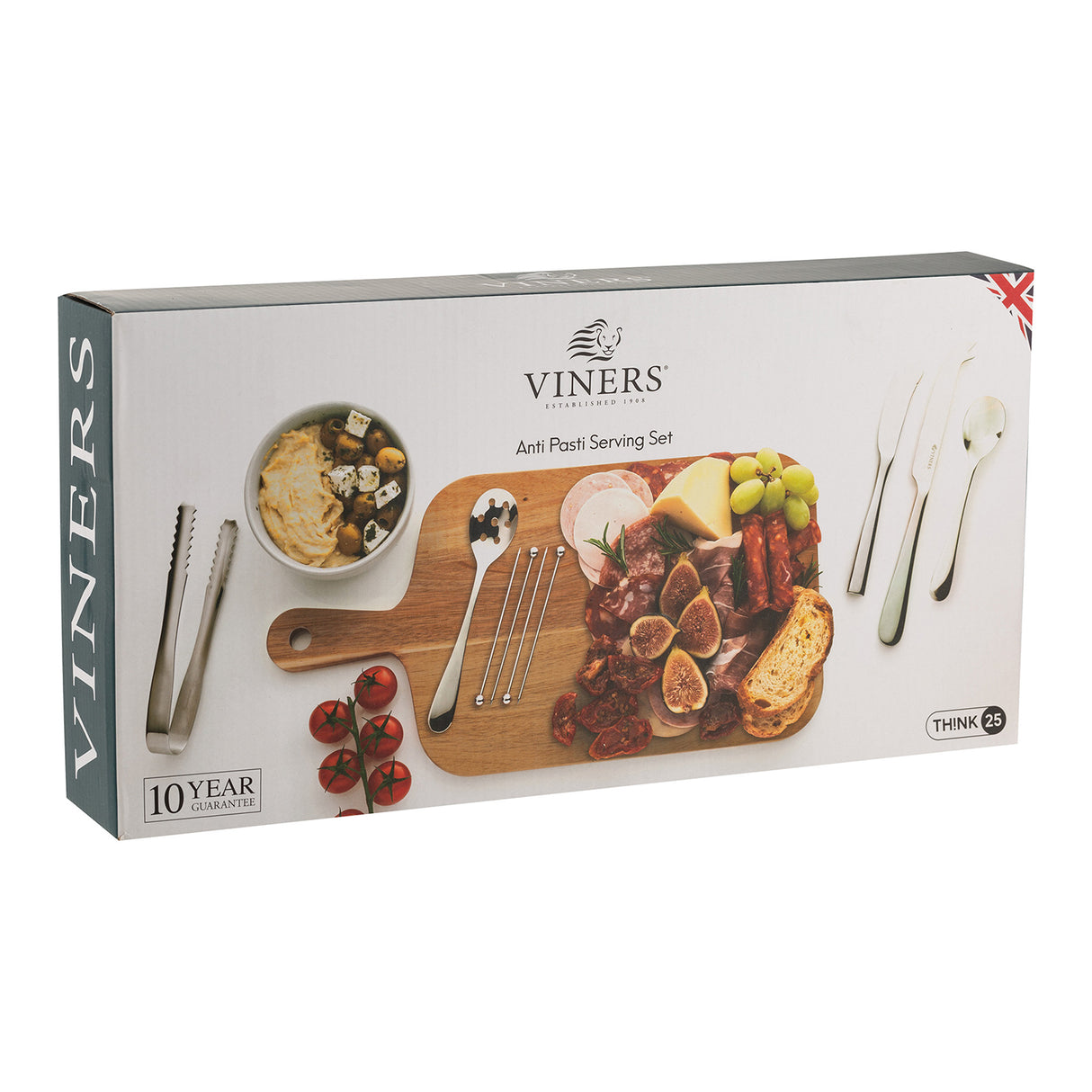 Viners Anti Pasti Servier-Set mit elegantem Design, ideal für Vorspeisen und Häppchen, aus hochwertigem Material.