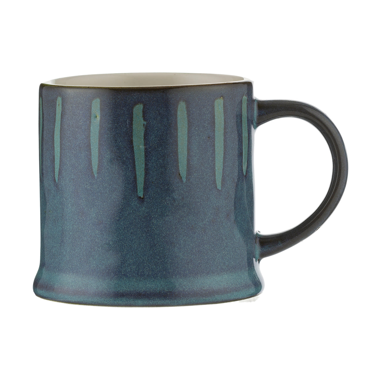 Helle Mason Cash Tasse ORIGINALS REACTIVE, 400 ml, in zwei Farben, mit buntem, reaktiven Glasur-Design, auf weißem Hintergrund