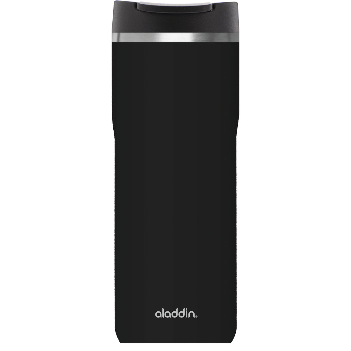 Aladdin Barista Thermobecher in Lava-Schwarz, in 3 Größen, isolierende Edelstahl-Thermoflasche für Kaffee und Getränke