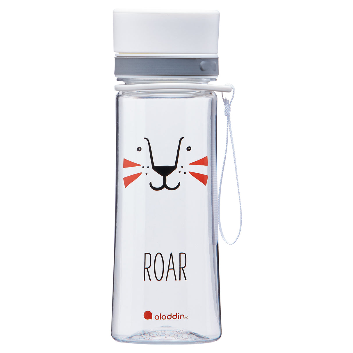 Kindertrinkflasche von ALADDIN mit Tiermotiv, 350 ml, auslaufsicher und robust, in zwei Varianten für Kinder.
