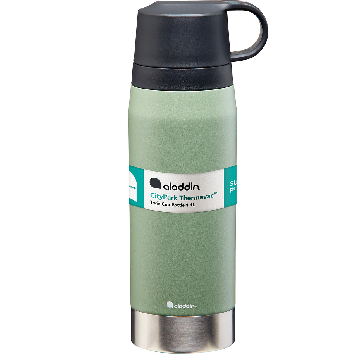 Aladdin CityPark Thermokanne in 5 Farben, 1,1 Liter, aus Edelstahl mit doppelter Isolierung, für Getränke unterwegs