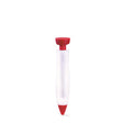 CUISIPRO Dekorierstift in Rot und Weiß, zum kreativen Verzieren von Lebensmitteln und Backwaren, mit feiner Spitze.