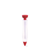 CUISIPRO Dekorierstift in Rot und Weiß, zum kreativen Verzieren von Lebensmitteln und Backwaren, mit feiner Spitze.