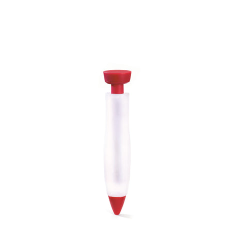 CUISIPRO Dekorierstift in Rot und Weiß, zum kreativen Verzieren von Lebensmitteln und Backwaren, mit feiner Spitze.