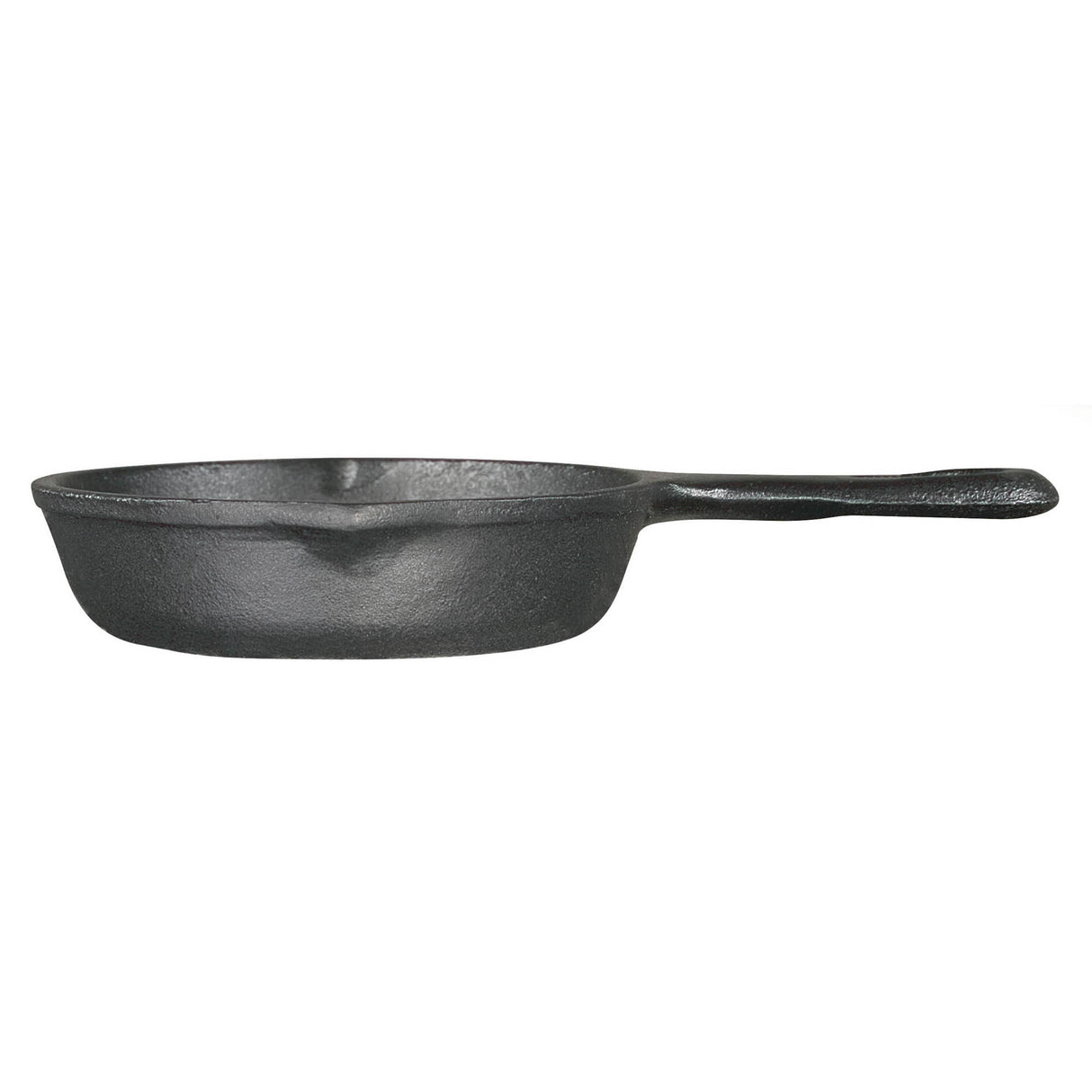Schwarze Gusseiserne Pfanne von LODGE, Classic-Serie, mit Griff, ideal zum Braten und Kochen in der Küche