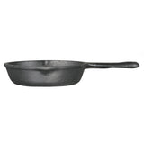 Schwarze Gusseiserne Pfanne von LODGE, Classic-Serie, mit Griff, ideal zum Braten und Kochen in der Küche