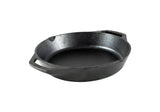 Schwarze Lodges Gusseiserne Pfanne Classic, langlebige Pfanne aus Gusseisen für vielseitiges Kochen und Braten.