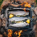 Schwarze LODGE Grillplatte Classic, 30,5 cm, mit gerillter Oberfläche zum Grillen und Braten.