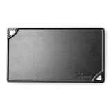 Schwarze Lodge Grillplatte, 2-seitig, Classic-Design, ideal zum Grillen, 42 cm breit, hochwertige Gusseisen-Qualität