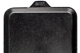 Quadratische Grillplatte von LODGE in schwarzem Metall, 27,9 cm, ideal für Grillgerichte und Pfannengerichte.