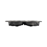 Schwarze Kuchenform von LODGE mit 6 Totenkopf-Designs, langlebig und ideal für kreative Backideen.