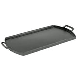 Schwarze LODGE Grillplatte BLACK LOCK, 51 cm, mit glatter Oberfläche zum Grillen und Braten.
