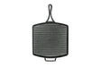 Lodge Grillpfanne, quadratisch, 30x30 cm, schwarze Lock-Edition, aus langlebigem Gusseisen für Grillgerichte