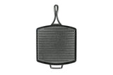 Lodge Grillpfanne, quadratisch, 30x30 cm, schwarze Lock-Edition, aus langlebigem Gusseisen für Grillgerichte