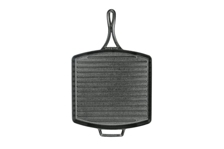 Lodge Grillpfanne, quadratisch, 30x30 cm, schwarze Lock-Edition, aus langlebigem Gusseisen für Grillgerichte