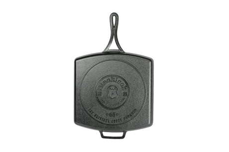 Lodge Grillpfanne quadratisch, 30x30 cm, schwarze Lock-Edition, aus Gusseisen für Grill und Braten
