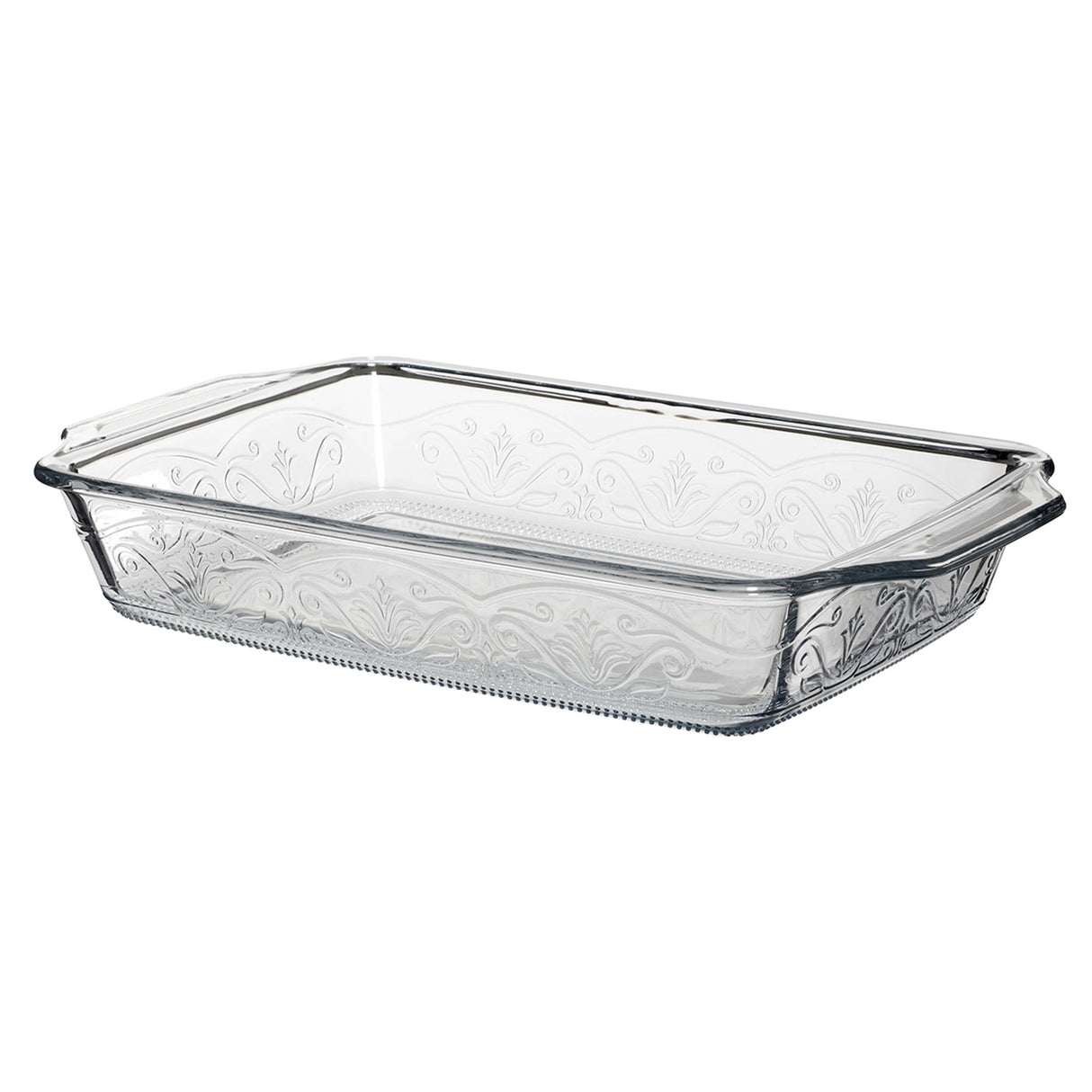 Anchor Hocking Auflaufform Laurel embossed, 3L, hitzebeständig und langlebig, ideal für Ofengerichte und Aufläufe.