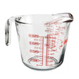 Messbecher von ANCHOR HOCKING, transparentes Glas mit Messskala, ideal zum Abmessen von Flüssigkeiten in der Küche