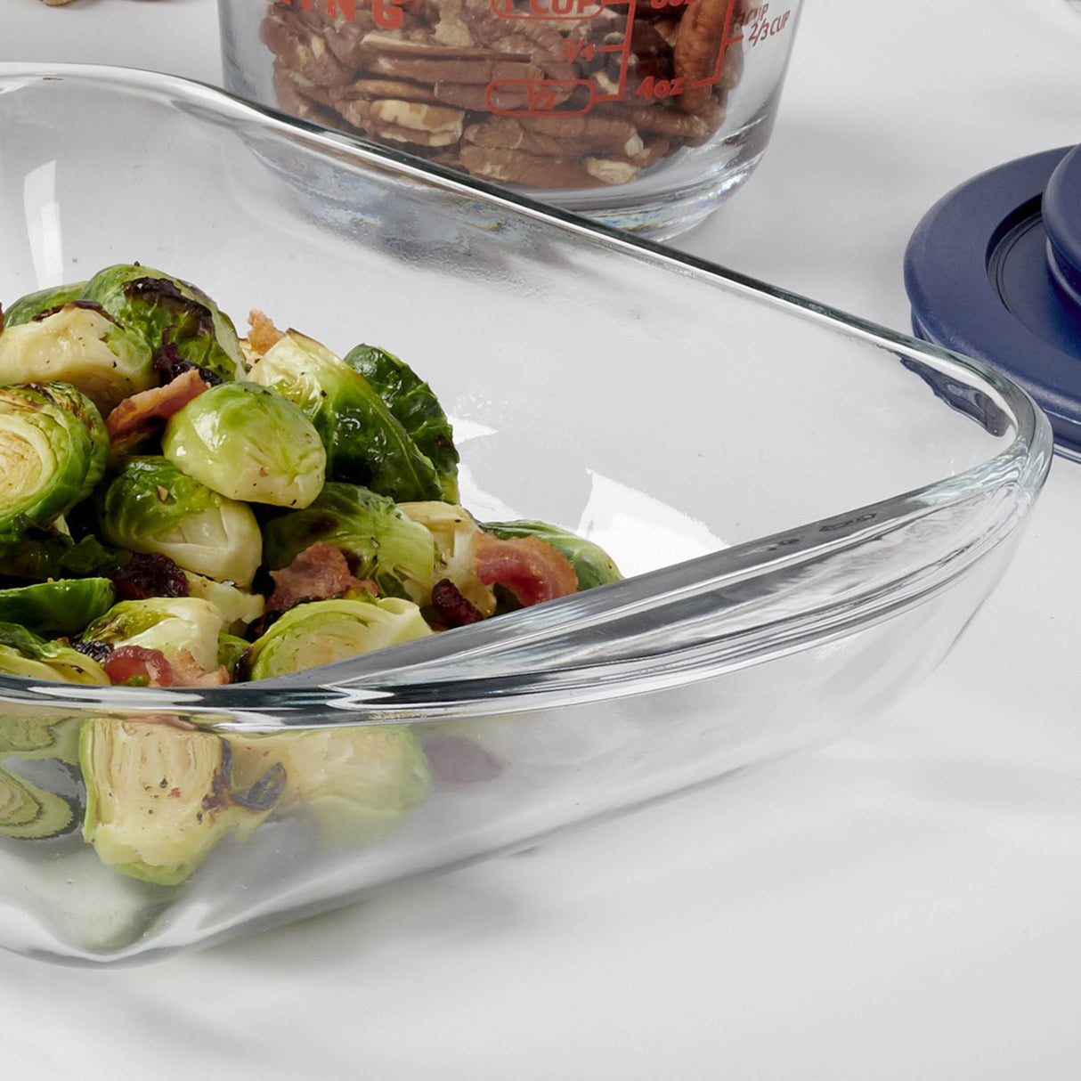 Anchor Hocking Auflaufform aus Glas, 1,9 Liter, ESSENTIALS Serie, ideal für Aufläufe und Backwaren, transparent und langlebig