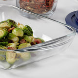 Anchor Hocking Auflaufform aus Glas, 1,9 Liter, ESSENTIALS Serie, ideal für Aufläufe und Backwaren, transparent und langlebig