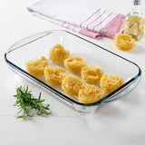 ANCHOR HOCKING Auflaufform ESSENTIALS, 3 L, aus Glas, ideal für Aufläufe und Ofengerichte, sichtbar im Bild