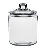 Vorratsglas von ANCHOR HOCKING mit HERRITAGE HILL Design, transparentes Glas mit Schraubverschluss für Lebensmittelaufbewahrung