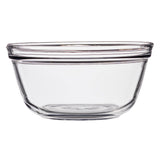 Rührschüssel von ANCHOR HOCKING aus Glas, große Schüssel mit Metallgriff für Küchenmischungen und Backen.
