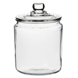 Vorratsglas von ANCHOR HOCKING, Heritage Hill Design, transparent mit Deckel, ideal zur Aufbewahrung von Lebensmitteln