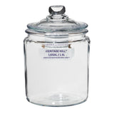 Vorratsglas von ANCHOR HOCKING im Heritage Hill Design, transparent mit Schraubverschluss, ideal für Lebensmittelaufbewahrung