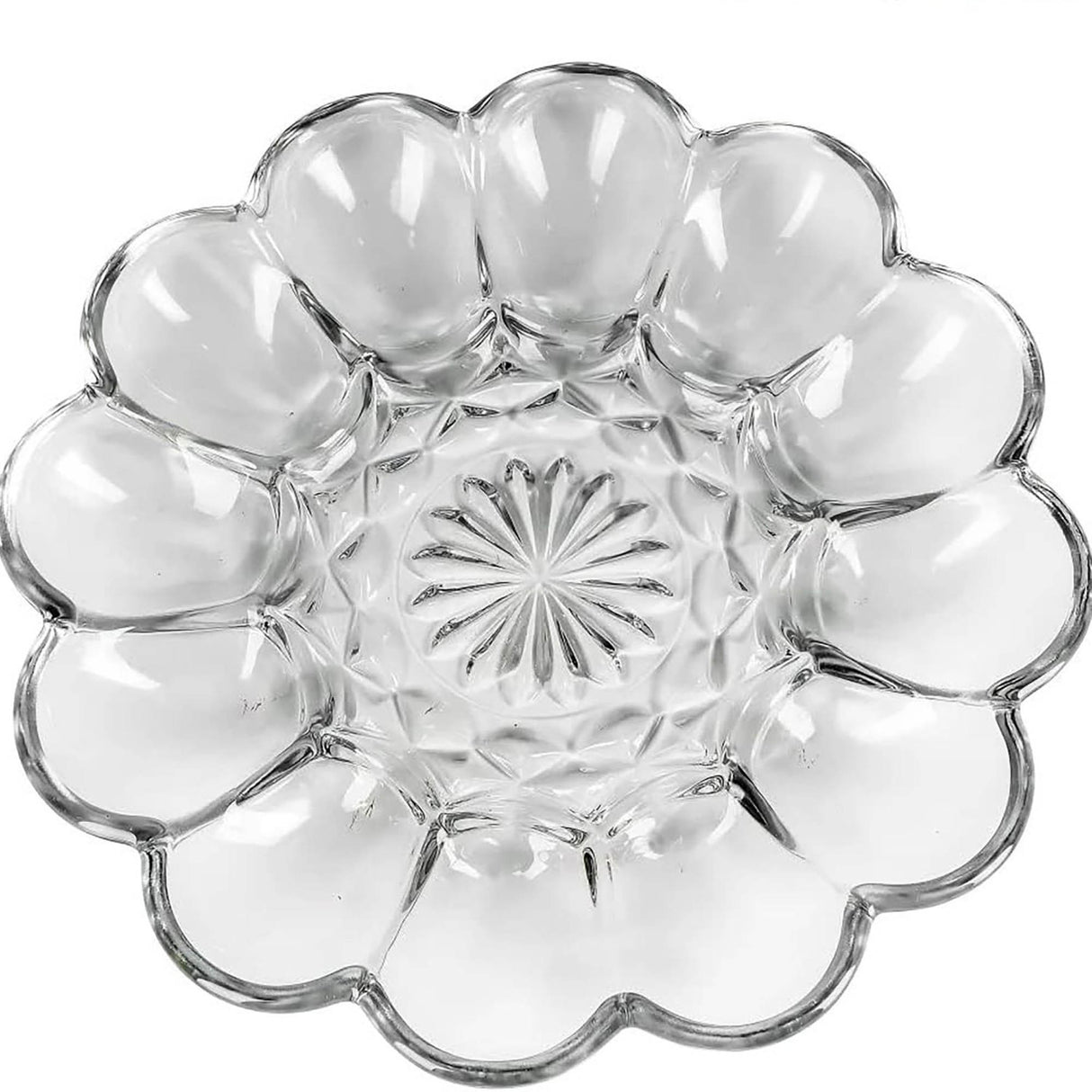 ANCHOR HOCKING Präsentierplatte aus Glas, 25,4 cm, ideal für Servieren und Präsentationen, klare und elegante Oberfläche