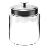 Vorratsglas von ANCHOR HOCKING mit Schraubverschluss, transparentes Glas für Lebensmittelaufbewahrung, Montana-Serie