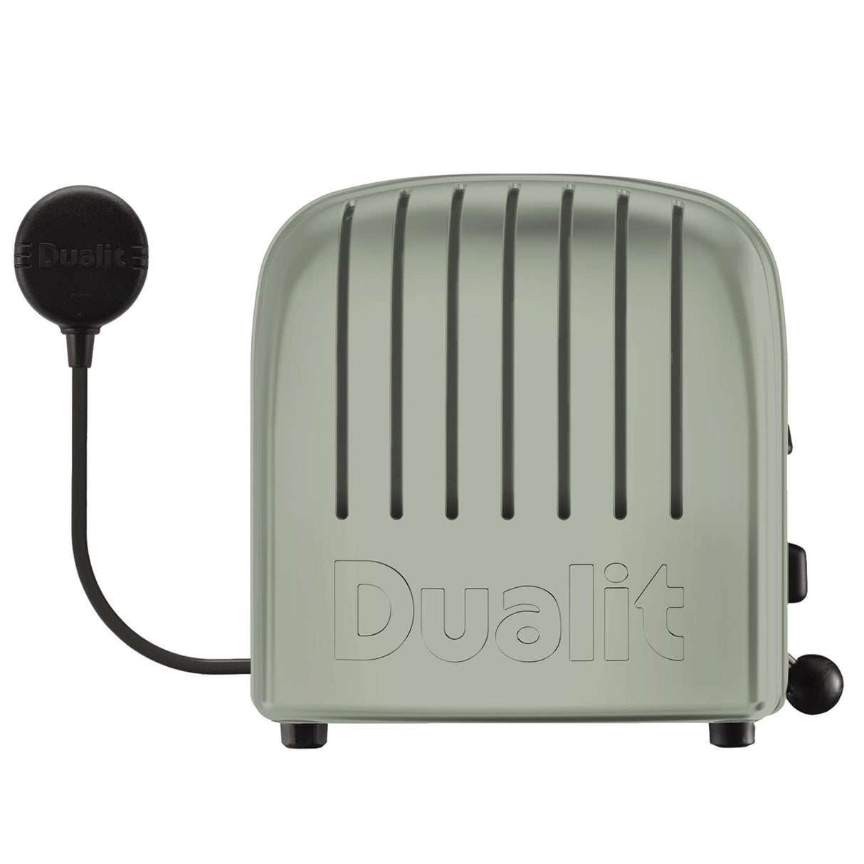 DUALIT Newgen Toaster in Salbei, 2 Scheiben, modernes Design, sichtbare Toastschlitze und Bedienelemente