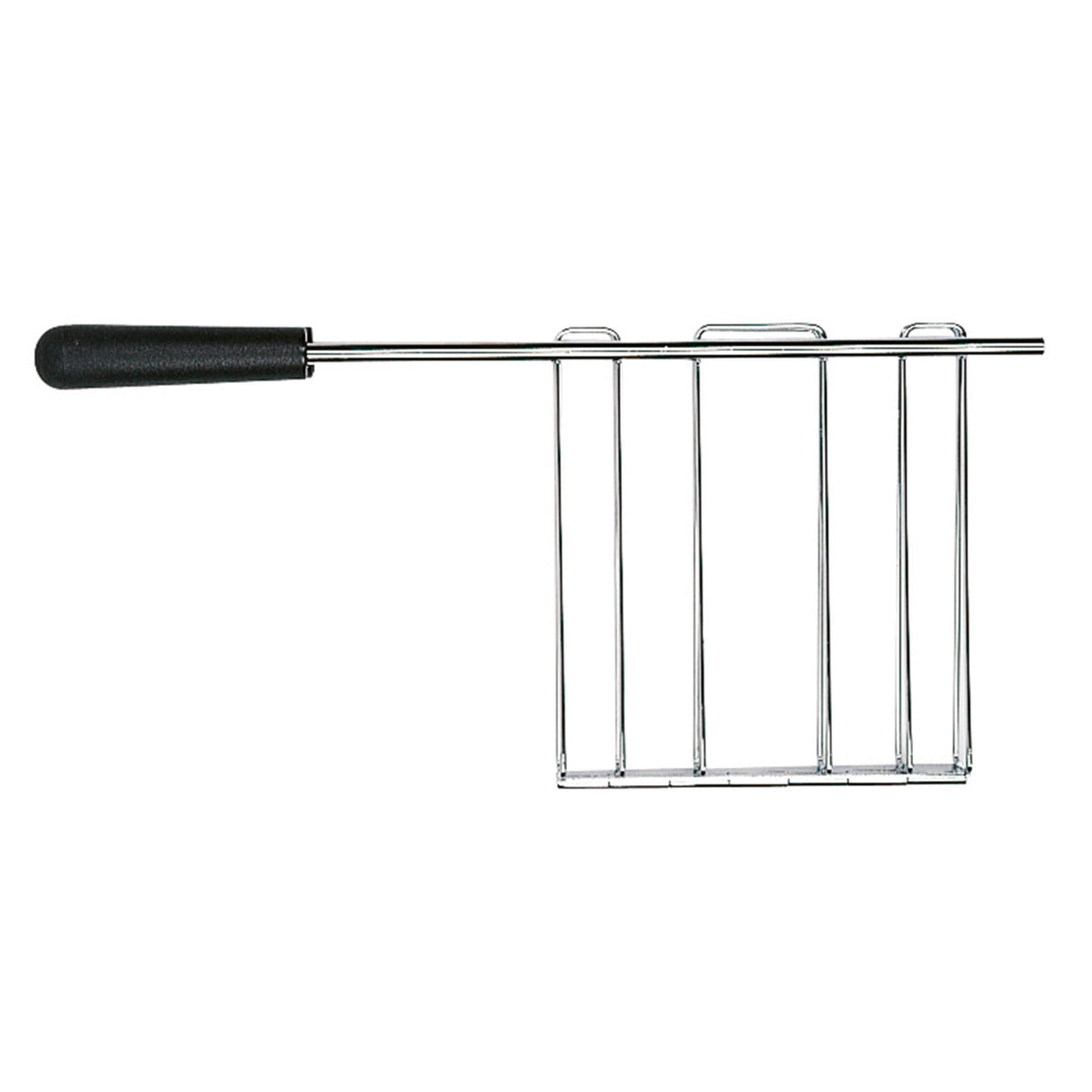 DUALIT Sandwichmaker CLASSIC aus Edelstahl, rechteckiges Gerät mit antihaftbeschichteten Platten für Sandwiches.