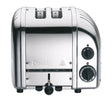 Polierter DUALIT Toaster NEWGEN mit Edelstahl, 2 Scheiben, modernes Design, ideal für knuspriges Toasten.