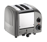 DUALIT Toaster Newgen in Silber, metallisch, mit 2 Scheiben, modernes Design, für knuspriges Toasten.