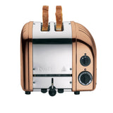 DUALIT Toaster NEWGEN aus Kupfer, 2 Scheiben, moderner Toaster mit Edelstahl-Design für knuspriges Toasten.