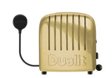 DUALIT Toaster NEWGEN aus Messing, 2 Scheiben, modernes Design, hochwertiges Küchengerät, ideal für Toast und Brötchen
