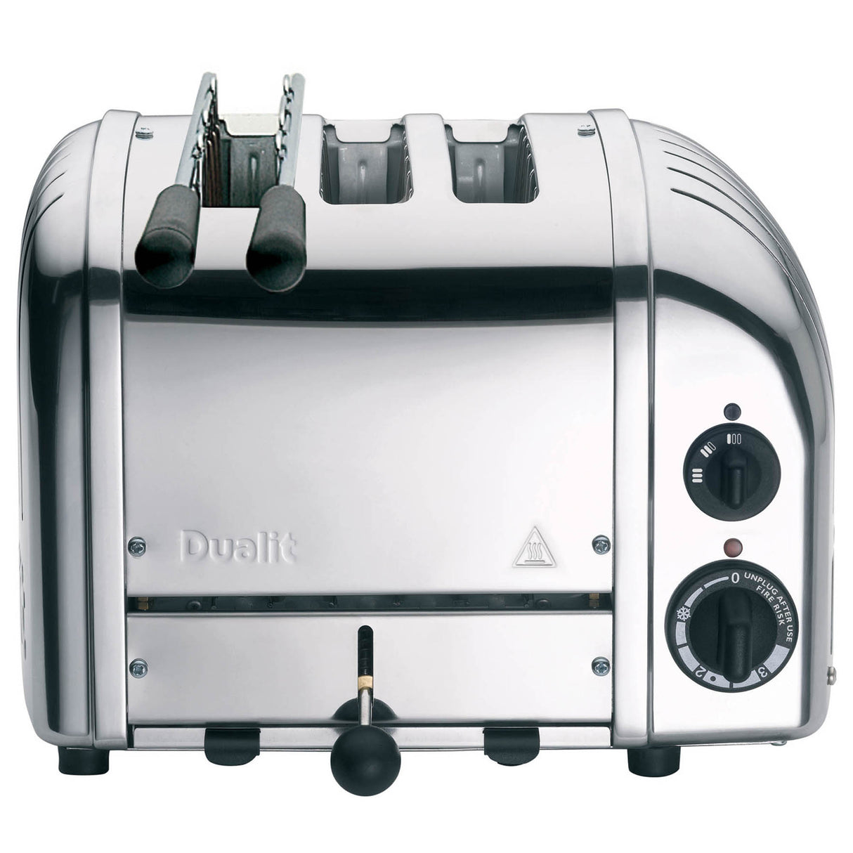 DUALIT | Toaster, 2in1 Kombi-Toaster, poliert, 2 Scheiben